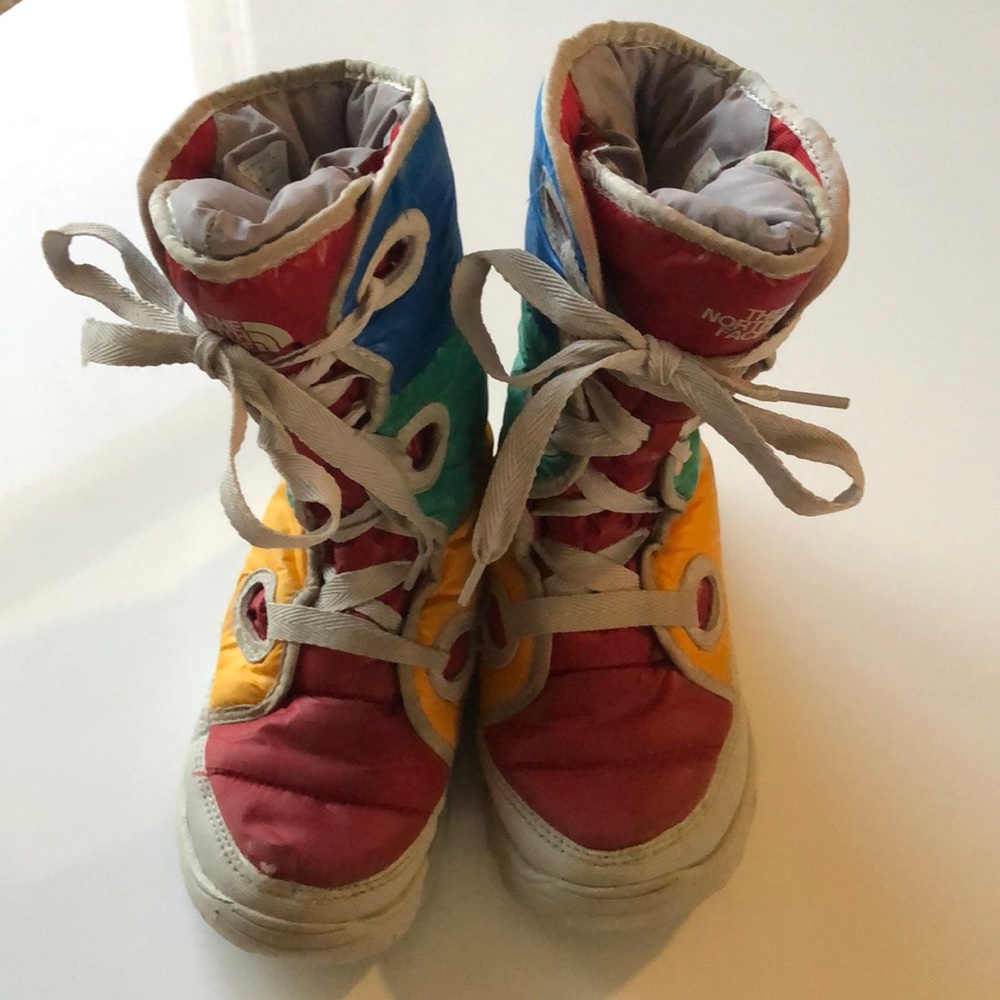 Kids North Face down boots
